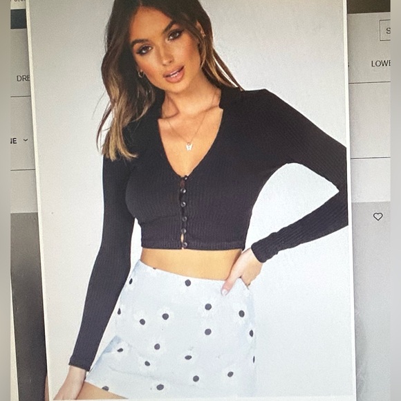 Princess Polly Alaska Black Top - Picture 4 of 4